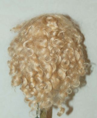 Vintage Antique Style Size 8 Blond Mohair Wig for your Antique Doll 2