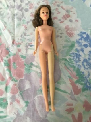 Vintage Straight Leg Brunette Mod Francie Doll 1965