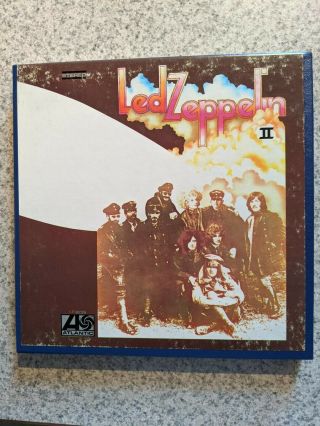 Led Zeppelin Ii Reel To Reel Tape Atlantic X8236 Stereo 3 3/4 Ips Rare Tape