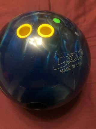 Rare Columbia 300 Swerve FX Bowling Ball 15 2