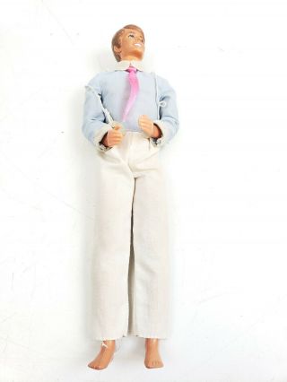 1968 Vintage Mattel Ken Barbie Doll Male Turns At Waist