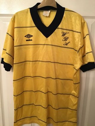 West Bromwich Albion Wba 1982 - 84 Rare Umbro Away Football Shirt Large