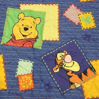 Rare Vintage 90’s Disney Winnie The Pooh And Tigger Reversible Twin Comforter