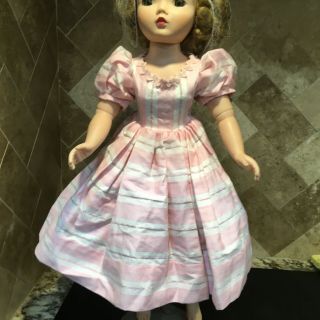 Vintage Ma Cissy Doll Polished Cotton Dress