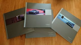 Aston Martin Vanquish V12 3 - Book Brochure Prospekt Set - Very Rare
