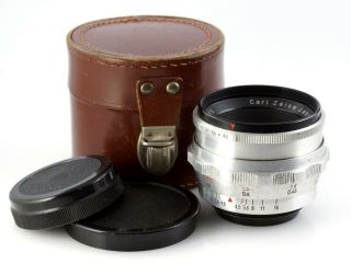 Rare M42 Lens Carl Zeiss Jena Wide Angle Tessar 4.  5/40 10 Blades 40mm F/4.  5