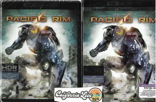 Pacific Rim 4k Ultra Hd,  Blu - Ray,  Slipcover Rare Del Toro ✔☆mint☆✔ No Digital