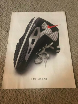 Vintage 1996 Nike Acg Snowboot? Shoes Poster Print Ad 1990s Rare