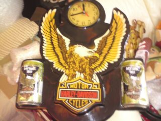 Harley - Davidson Clock American Bike Vintage Daytona 1991 Classic,  Rare Item.