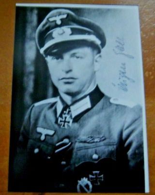 Very Rare - Leutnant Eugene Gall Grenadier Regiment 335,  205 Signed Photograph