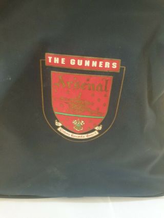 Arsenal Football Club Retro Vintage Football Travel Kit Bag early 1990 ' s - RARE 3