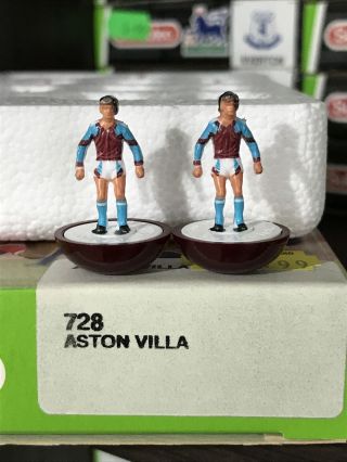 Subbuteo Lw Team - Aston Villa Ref 728.  Rare Lovely Great Deal