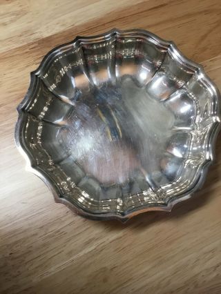 Chipendale 6” Dish Silverplated