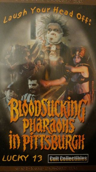Rare Bloodsucking Pharaohs In Pittsburgh (dvd) Horror Cult Comedy Lucky 13