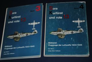 Dk 13 Very Rare 2 Vol Set German Ww2 Luftwaffe Aircraft 1933 - 1945 Vol 3 & 4