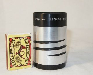Meopta STIGMAR 1,  25/55 ф52,  5 projector Lens,  rare 2