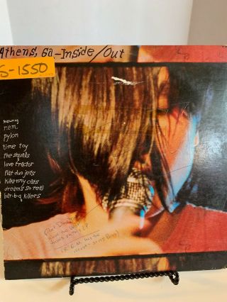 Athens,  Ga - Inside Out - R.  E.  M.  - Rare Pressing - Fantastic Shape - Sdtk - 1987
