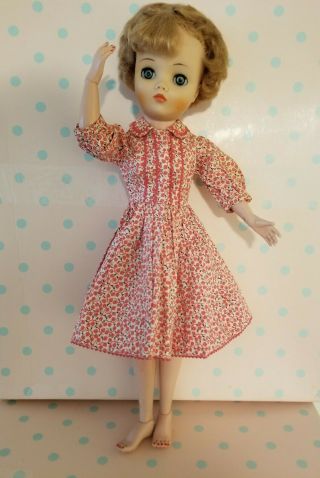 Cute Day Dress For Vintage Dollikin Uneeda 2s 19 - Inch Doll