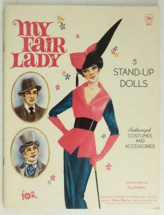 Vintage Ottenheimer Paper Doll Book My Fair Lady 5 Stand Up Dolls Evon Hartmann
