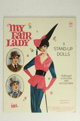 Vintage Ottenheimer Paper Doll Book MY FAIR LADY 5 Stand Up Dolls Evon Hartmann 2