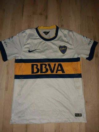 Boca Juniors Shirt S M Small Medium 2014 Away Retro Rare Vintage Football Cabj