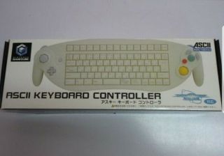 Rare Nintendo Gamecube Ascii Keyboard Controller W/box 201103s