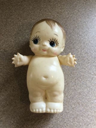 Rare Vintage 6” Celluloid Kewpie Baby Doll Occupied Japan