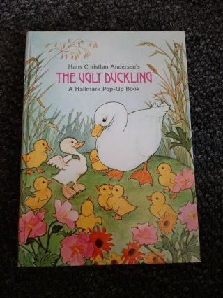 Vintage 1970s The Ugly Duckling Hallmark Pop - Up Book Hans Christian Andersen