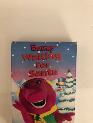 Barney Waiting for Santa VHS - - RARE VINTAGE COLLECTIBLE - SHIPS N 24 HOURS 2