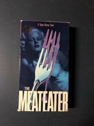 The Meateater Active Home Video Vhs Horror Slasher Sov Big Box Oop Rare Slip