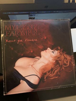 Mylene Farmer Avant Que L’ombre Numbered Vinyl Rare No Promo