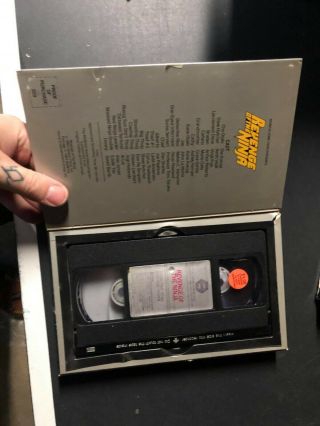 REVENGE OF THE NINJA MGM CANNON VHS RARE OOP HTF BIG BOX BOOK BOX 2