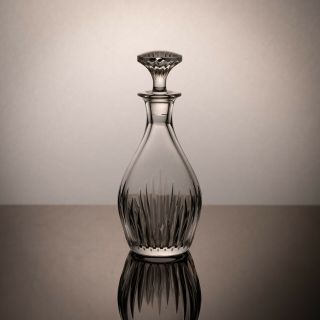 Rare Baccarat Massena Crystal Perfume Cruet Decanter W/ Stopper Both Signed