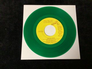 Elvis Presley Jb - 12205 Promo Lovin’ Arms/you Asked Me Too Rare Green Vinyl Nm