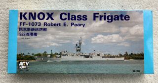 Rare Mib Afv Club 1/700 Scale Knox - Class Frigate Robert E.  Peary Ff - 1073