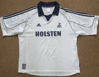 Tottenham Hotspur Fc 1999 Xxl Rare Football Shirt Adidas Vintage Spurs Holsten