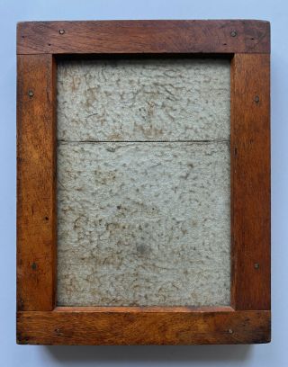 Antique Wooden Contact Printing Frame 6 3/4 " X 8 5/8 " For 5 " X 7 " Photo