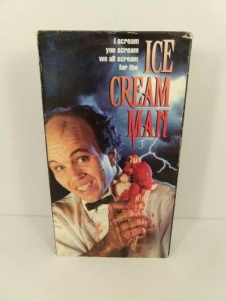 Ice Cream Man Vhs Rare Alternative Cover