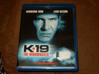 " K - 19: The Widowmaker " Blu - Ray Rare Oop Region A Harrison Ford