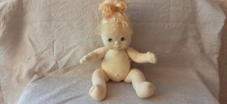 Vintage 1985 My Child Girl Doll With Aqua Blue Eyes & Blonde Hair Mattel Tlc