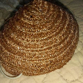 Vintage 1955 Vogue Brown Horsehair Style Hat 61 Bridal Trousseau For Ginny Doll