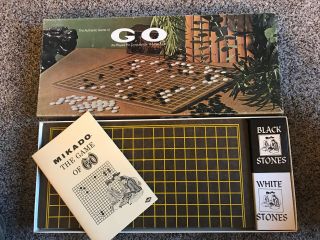 Vintage Board Game Of Go,  As Pleyed For Centuries In The Far East By Mikado