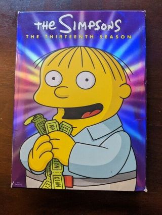 The Simpsons The Thirteenth Season 13 Dvd Out Of Print Rare Box Set Oop