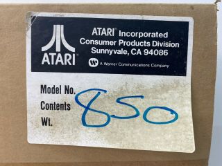 Atari 850 Interface Module Computer Factory Rare Da92984
