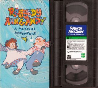 Raggedy Ann & Andy A Musical Adventure Vhs Videotape Rare Fox Cartoon 1976