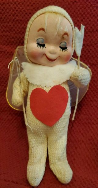 Gunderful Creation Cupid Angel Novelty Stuffed Toy Valentines Japan Vintage Rare