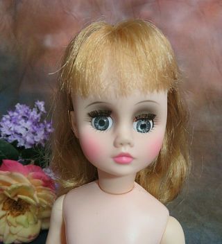 Vintage Madame Alexander Elise Doll 17 " Hard Plastic With Tag No Dress Blonde