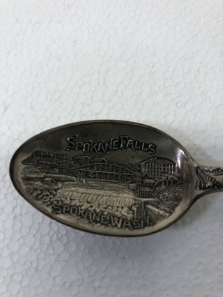 Sterling Silver Spoon “spokane Falls” 18grams