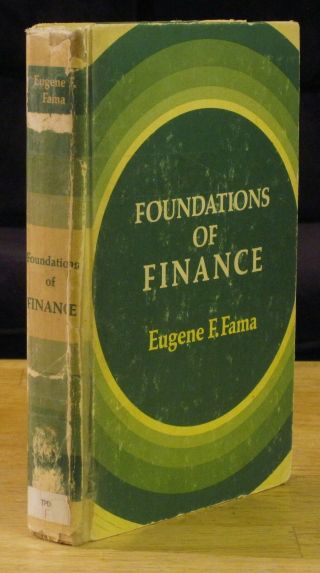Foundations Of Finance (1977) Eugene F.  Fama,  Rare Hardcover,  Investment Theory