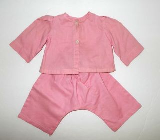 Vintage 16 " Terri Lee Doll Tagged Rosy Pink Pajamas 1950s